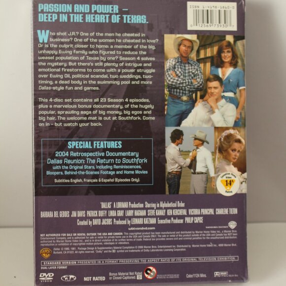 Dallas The Complete Fourth Season DVD Set - Picture 2 of 2
